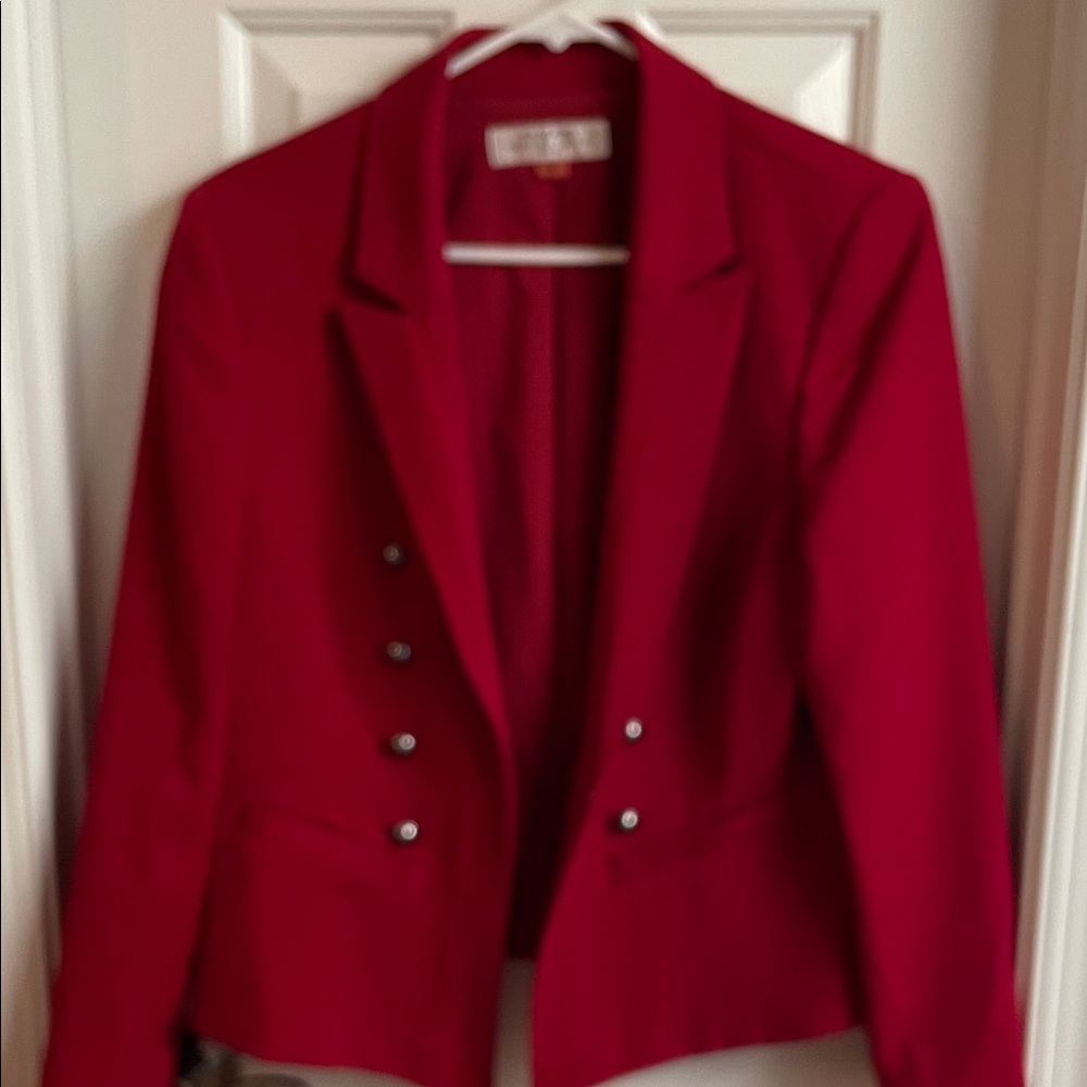 Women's Red Blazer